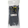 Хомут IEK UHH12-D048-200-100-K02 4.8х200мм P6.6 с винтовым креплением черный (уп.100шт)