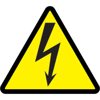 Самоклеящаяся этикетка IEK 25х25х25мм символ 